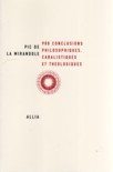 900 conclusions philosophiques, cabalistiques et thologiques
